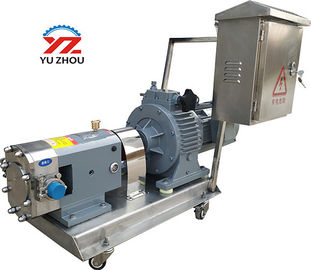 China High Efficiency Sanitary Lobe Pump With Variable Frequency Converter supplier