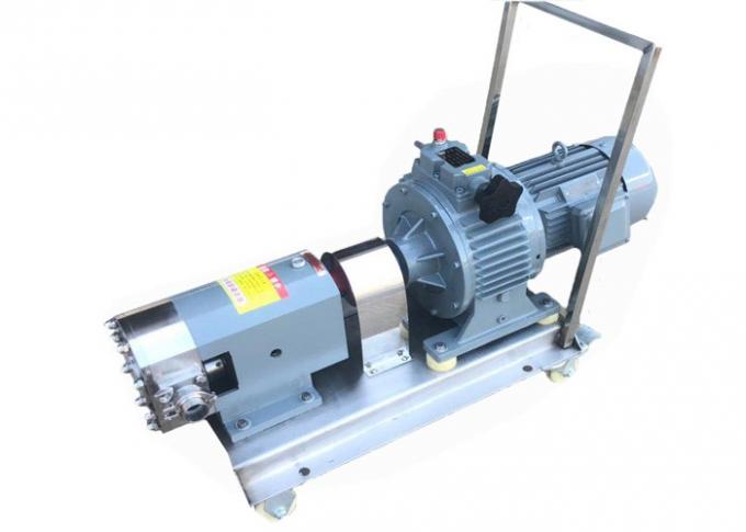 Customized Color Rotary Lobe Pump With Variable Frequency Gear Reducer Motor