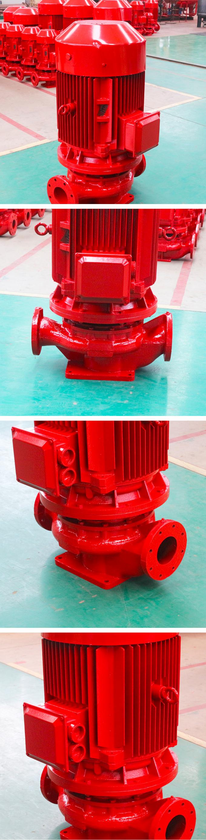 Vertical Motor Driven Water Pump , Single Stage Centrifugal Pump Inline 3 Inch