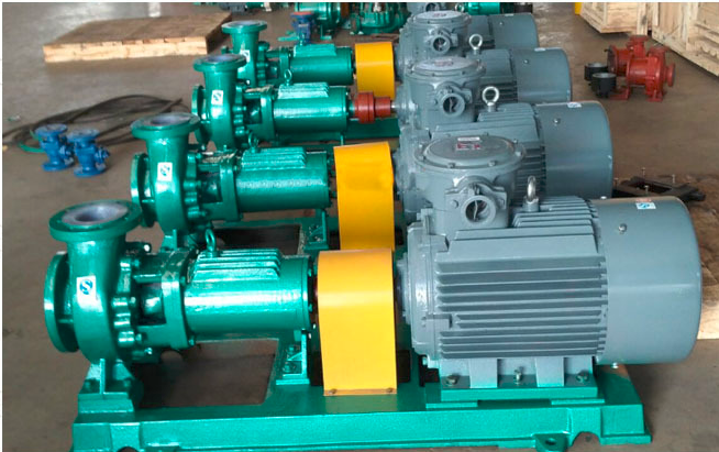 Anti Heat Industrial Centrifugal Pump , Highly Corrosive Medium Electric Chemical Pump