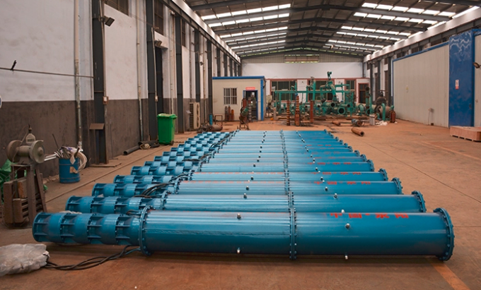 Vertical Bottom Suction Submersible Pumps With Control Cabinet QJ Series