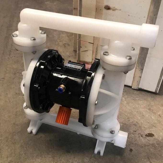 Plastic Double Pneumatic Air Operated Diaphragm Pump For Chemical Liquid Transfer