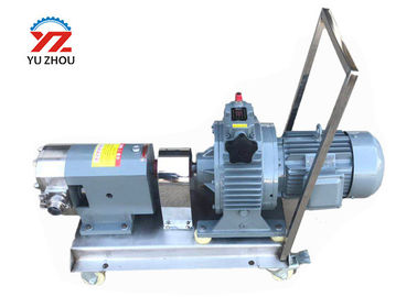 China Customized Color Rotary Lobe Pump With Variable Frequency Gear Reducer Motor supplier