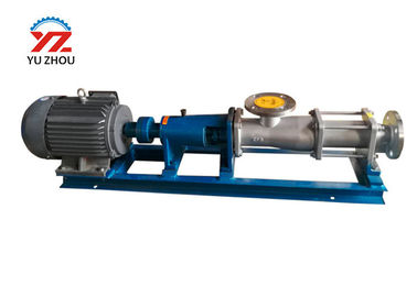 China Stainless Steel Horizontal Slurry Pumps , Food Grade High Pressure Screw Pump supplier