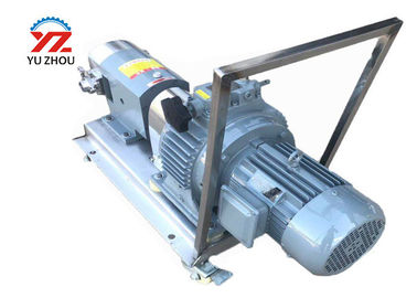 Customized Color Rotary Lobe Pump With Variable Frequency Gear Reducer Motor supplier