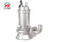 Stainless Steel Submersible Sewage Pump , Submersible Transfer Pump 1hp 5hp supplier