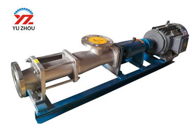 Stainless Steel Horizontal Slurry Pumps , Food Grade High Pressure Screw Pump supplier