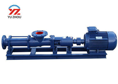 Horizontal Mono Screw Electric Slurry Pump , Positive Displacement Pumps G Series supplier