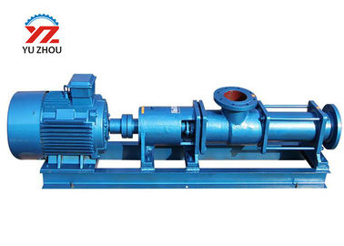 Horizontal Mono Screw Electric Slurry Pump , Positive Displacement Pumps G Series supplier